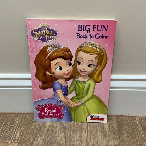 🧡 Sofia the First coloring / activity book - Picture 1 of 3